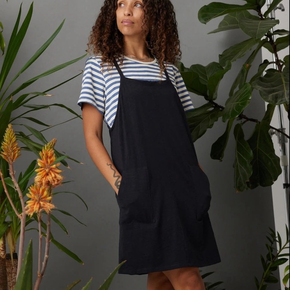 NWT Known Supply 100% Organic Cotton Racerback Macy Dress Jumper - Picture 5 of 7